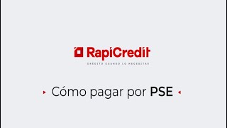 ¡Paga tu crédito en minutos por PSE [upl. by Dacia]