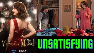 The Marvelous Mrs Maisel Season 5 was an Unsatisfying Ending [upl. by Adnorhs]