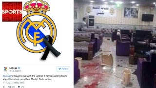 ISIS Militants Wielding AK47s Slaughter 14 Real Madrid Fans Graphic Content [upl. by Aitnahc]