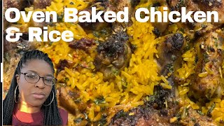 FLAVORFUL OVEN BAKED CHICKEN amp RICE [upl. by Notsud]