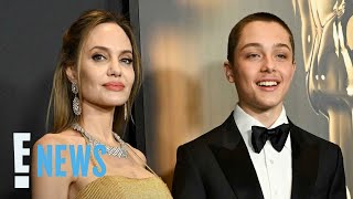 Angelina Jolies Son Knox Makes First Red Carpet Appearance in Over 3 Years  E News [upl. by Anelav]