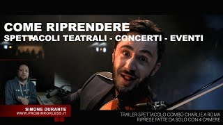 COME RIPRENDERE SPETTACOLI TEATRALI  CONCERTI  EVENTI [upl. by Bax]