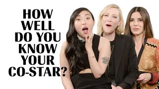 The Cast of Oceans 8 Play How Well Do You Know Your CoStar  Marie Claire [upl. by Nnaeitak316]