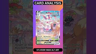 Sylveon VMAX Alternate Art Card Analysis pokemon [upl. by Anitsihc]