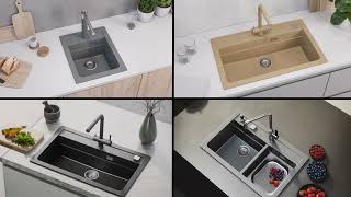 Alveus ATROX sink Family 1080p From HiF Kitchens [upl. by Nytram]