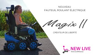 MAGIX II  Fauteuil roulant électrique franchisseur dobstacle made in France [upl. by Atnahs576]