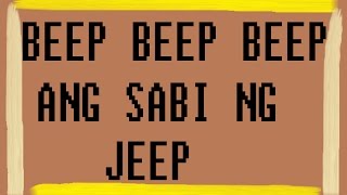 Beep3x Ang Sabi ng Jeep dubi dubi dap dap LYRICS [upl. by Ataner]