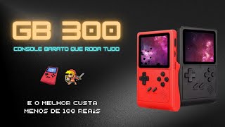 Videogame baratinho com cartão sd por só 80 reais  GB300 [upl. by Arakahs]