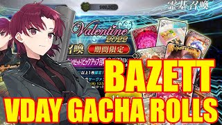 Bazett Valentines 2022 Gacha Rolls 【FateGrand Order JP】 [upl. by Yekcor488]