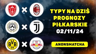 Najlepsze prognozy piłkarskie i typy bukmacherskie na dziś Monza  Milan Udinese  Juventus [upl. by Miarhpe46]