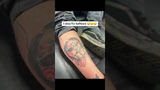 tattoofix tatt tattoo tattooartist ink darealisttatts contentcreator fyp xybca [upl. by Lerrad726]