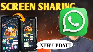 WhatsApp Screen Sharing On Video Call  How To Share Screen On WhatsApp 🤔 [upl. by Ginelle]