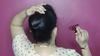 Best 🥰 Everyday Hairstyles For Long Hair Bun Hairstyles For Long Hair With Small Clutcher Hairstyle [upl. by Truitt]