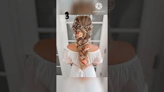 Choose a wedding hairstyle for you💫💜💞trending asthetic ytshorts fashiontrends gift gift love [upl. by Ecirtnuahs606]