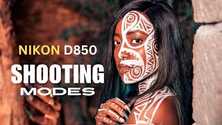 NIKON D850 SHOOTING MODES Shutter Sounds [upl. by Inek169]