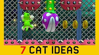 7 Cat Ideas  Super Mario Maker 2 [upl. by Caro]