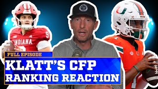 CFP Rankings Reaction How much danger is Georgia in Are Indiana Penn State and BYU safe [upl. by Caprice]