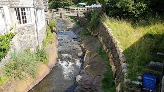 river at Boscastle Cornwall 26th July 2024 [upl. by Soilisav]