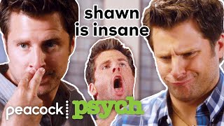 Shawn Being Unhinged for 10 Minutes Straight  Psych [upl. by Ormsby]