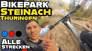 Bikepark Thüringen I Steinach am Silbersattel Alle Strecken im Check [upl. by Anawad334]