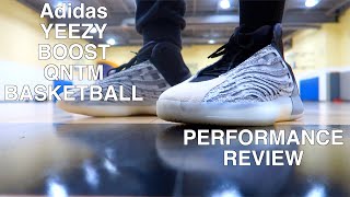 Adidas Yeezy QNTM Performance Review and On Foot [upl. by Templa]