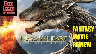 DRAGONHEART 4  BATTLE FOR THE HEARTFIRE  2017 Patrick Stewart  Fantasy Movie Review [upl. by Acinej]