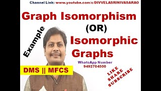 Isomorphic Graphs  Graph isomorphism  Isomorphism in Graph Theory  Discrete mathematics  DMS [upl. by Asimaj208]