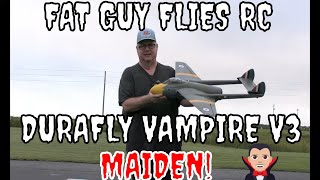 MAIDEN NEW DURAFLY VAMPIRE V3 by FGFRC aviation airplane maiden [upl. by Jeromy]