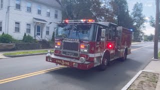 Stoneham Fire  Car 2 Engine 3 and Cataldo Ambulance responding [upl. by Einnaffit723]