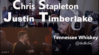 Chris Stapleton amp Justin Timberlake  Tennessee WhiskeyReaction [upl. by Nyltak]