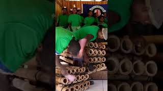 Amazingly talented amp unique BAMBOO BAND playing music with sandals in Bougainville Papua New Guinea [upl. by Evaleen]