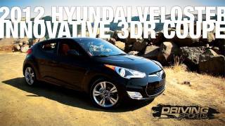 Driving Sports TV  2012 Hyundai Veloster Reviewed [upl. by Nerha851]