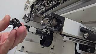 BAI Embroidery Machine How to clean thread from your hook area [upl. by Hong]