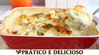 LEGUMES GRATINADOS COM QUEIJO  RECEITAS QUE AMO [upl. by Saturday]