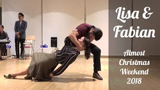 Lisa amp Fabian Social Dance Demo  Almost Christmas Weekend [upl. by Dlorrej]