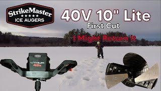 Strikemaster 40V 10quot Lite First Cut and Initial Review May have had a problem with it [upl. by Fabiano]