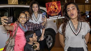 Rashmika Mandanna Reaction on Kantara Movie Huge Success in Hindi Cinema  Cutest Fans Moment [upl. by Glover]