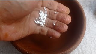 Memurnikan Perak  Purifying Silver grade recovery [upl. by Nohsyar434]