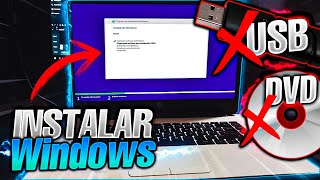 😎Tutorial Instalar Cualquier Windows sin MEMORIA USB ni DVD ⚡ [upl. by Notsua209]