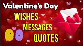 Happy Valentines Day Wishes Quotes Messages 2024  Valentines day WhatsApp Status  Greetings [upl. by Durware]