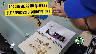 Método casero para conocer la pureza del ORO [upl. by Ynattyrb]