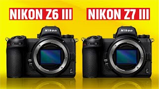 Nikon Z6 III vs Nikon Z7 III  Camera of the Year 2024 [upl. by Abbotsun389]