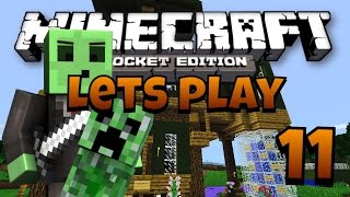 Lets Play Minecraft PE  Ep11  Home Expansion [upl. by Wallas]