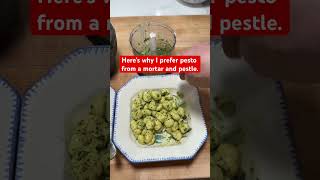 Here’s why I prefer pesto from a mortar and pestle [upl. by Aleira]