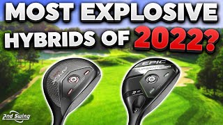 Callaway Apex UW vs Epic Super Hybrid  Golf Hybrids Comparison [upl. by Ahsiekan]