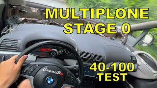 Test Multiplone 20 STAGE 0  Proviamo il motore BMW 320D tutto originale 150 Cv [upl. by Petromilli]