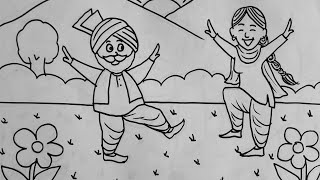 86  BAISAKHI DRAWING [upl. by Nickolas]