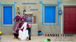 Best Punjabi Pre Wedding 2023  Gurdeep Singh amp Muskan  Sandal Studio Jamsher [upl. by Anilejna325]