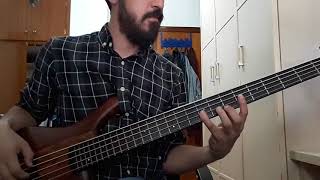 12 One half Rurouni Kenshin opening  Makoto Kawamoto Bass cover  tab [upl. by Eire]