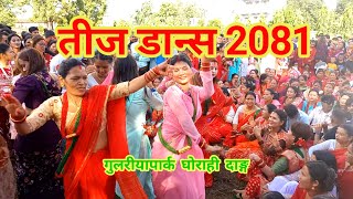 Teej Dance Of Ghorahi Dang  Teej Dance 2024नेपाली तीज नाच [upl. by Morley]